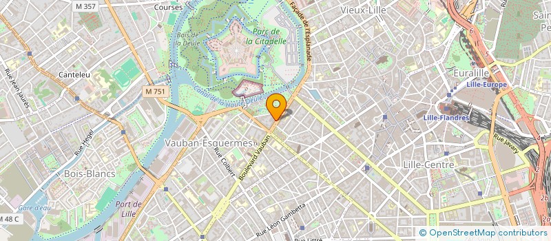 localisation de l'entreprise SCI VAUBAN SIEGE à LILLE