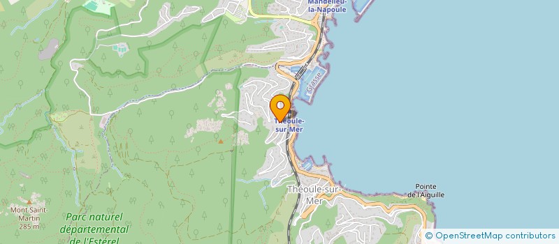 localisation de l'entreprise SCI VAUBOYEN à THEOULE-SUR-MER