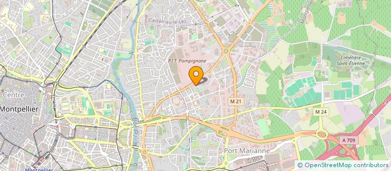 localisation de l'entreprise SCI VAUCANSON à MONTPELLIER