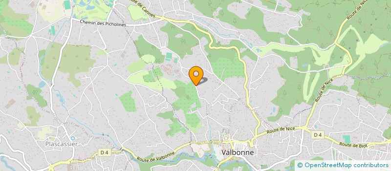 localisation de l'entreprise SCI VAUCOULEURS à OPIO