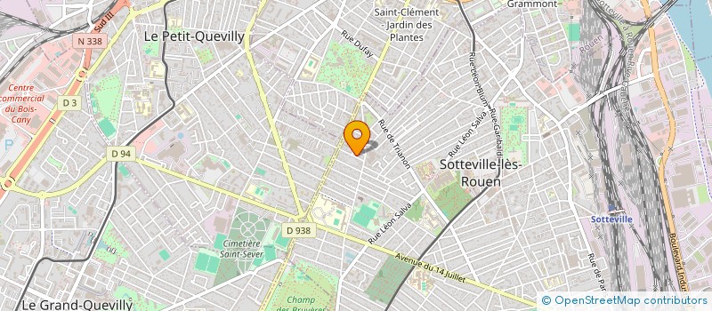 localisation de l'entreprise SCI VAUDESIR  SOTTEVILLE-LES-ROUEN