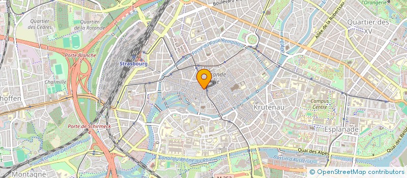 localisation de l'entreprise SCI VAUDOISE  STRASBOURG