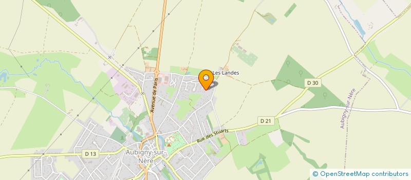 localisation de l'entreprise SCI VAUDRON  AUBIGNY-SUR-NERE