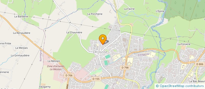 localisation de l'entreprise SCI VAUGARNY  LECOUSSE