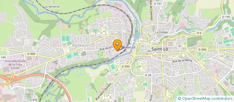 localisation de l'entreprise SCI VAUGEBROTE  SAINT-LO