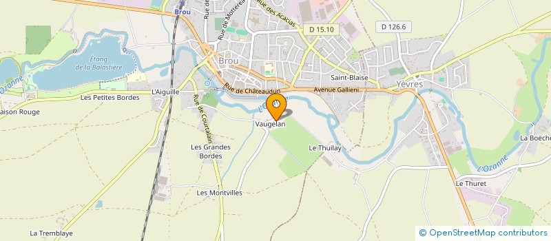 localisation de l'entreprise SCI VAUGELAN à BROU
