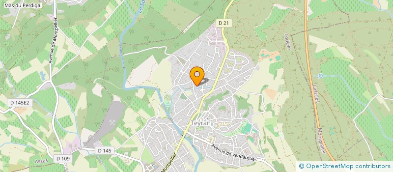 localisation de l'entreprise SCI VAUGELY  TEYRAN