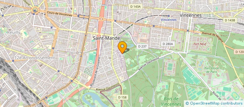 localisation de l'entreprise SCI VAUGIRARD à SAINT-MANDE