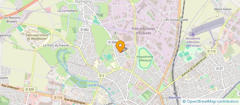 localisation de l'entreprise SCI VAUGON-CHAPLAIN à ALENCON