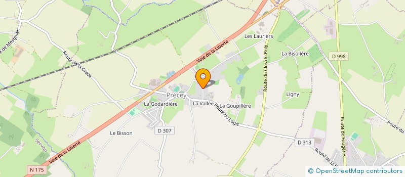 localisation de l'entreprise SCI VAUGRY DG  PRECEY