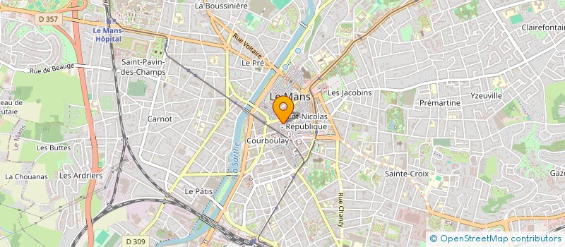 localisation de l'entreprise SCI VAUGUERIN  LE MANS