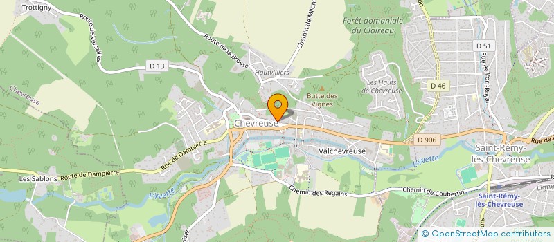 localisation de l'entreprise SCI VAUGUIERE  CHEVREUSE