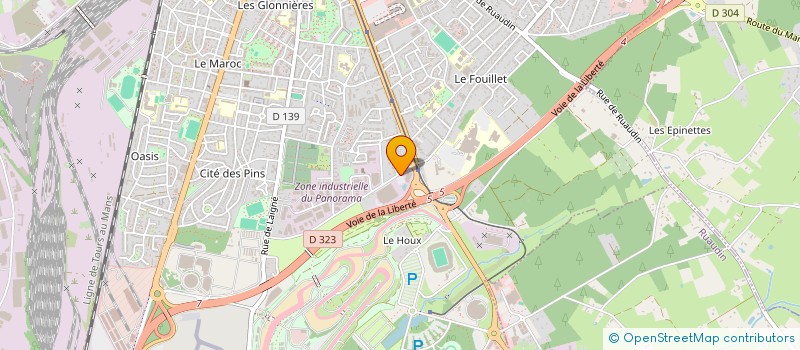 localisation de l'entreprise SCI VAUGUYON  LE MANS