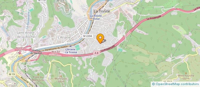 localisation de l'entreprise SCI VAUJEAN à LA TRINITE
