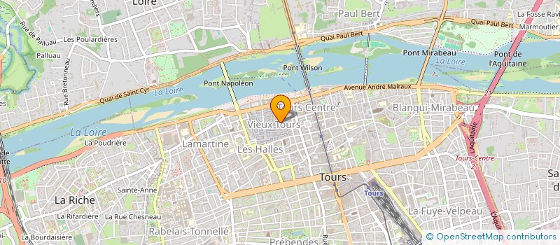 localisation de l'entreprise SCI VAUJOIS  TOURS