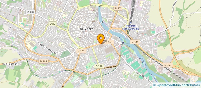 localisation de l'entreprise SCI VAULABELLE à AUXERRE