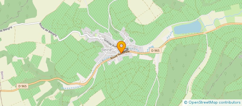 localisation de l'entreprise SCI VAULIGNOT  BEINE