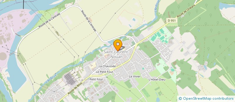 localisation de l'entreprise SCI VAUQUOIS DENTAIRE  LA FERTE-SAINT-CYR