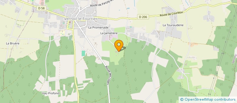 localisation de l'entreprise SCI VAUROULEAU  NOYANT-VILLAGES