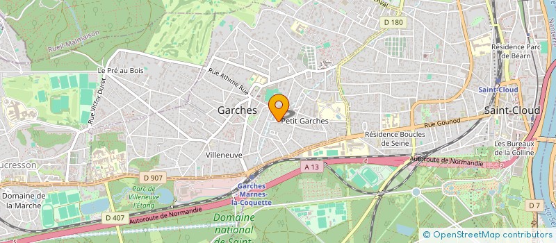 localisation de l'entreprise SCI VAUTHIER JURA à GARCHES