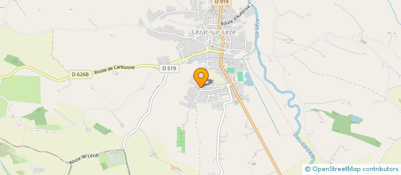 localisation de l'entreprise SCI VAUTIER INVEST à LEZAT-SUR-LEZE