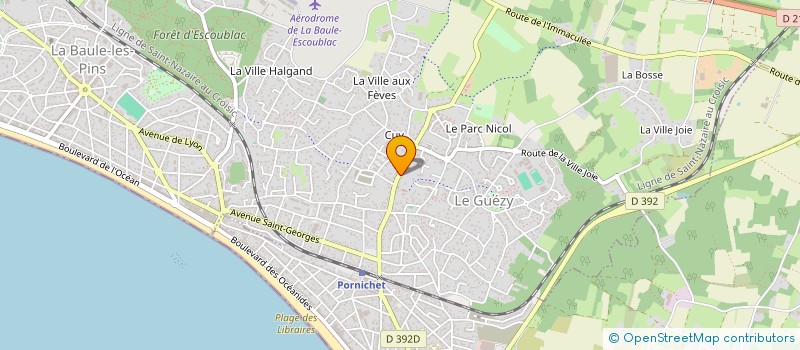 localisation de l'entreprise SCI VAUTNA 16  LA BAULE-ESCOUBLAC