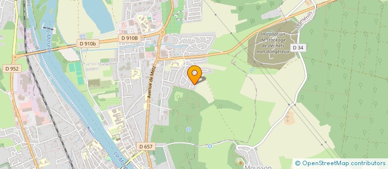 localisation de l'entreprise SCI VAUTRINSKI  PONT-A-MOUSSON