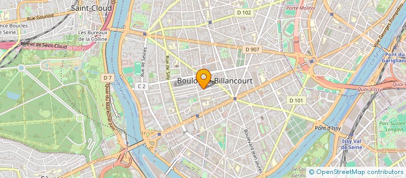 localisation de l'entreprise SCI VAUVENARGUES à BOULOGNE-BILLANCOURT