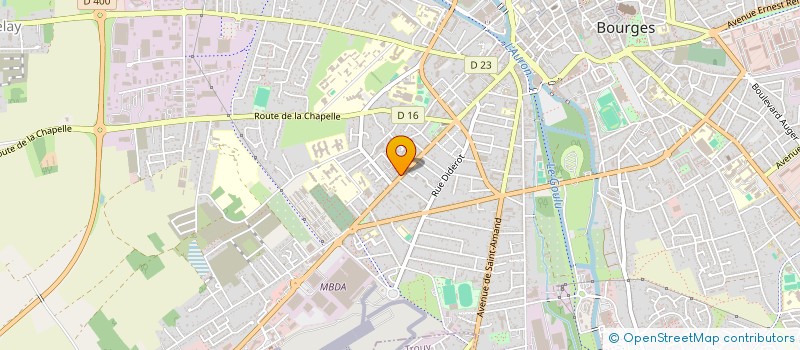 localisation de l'entreprise SCI VAUVERT 2  BOURGES