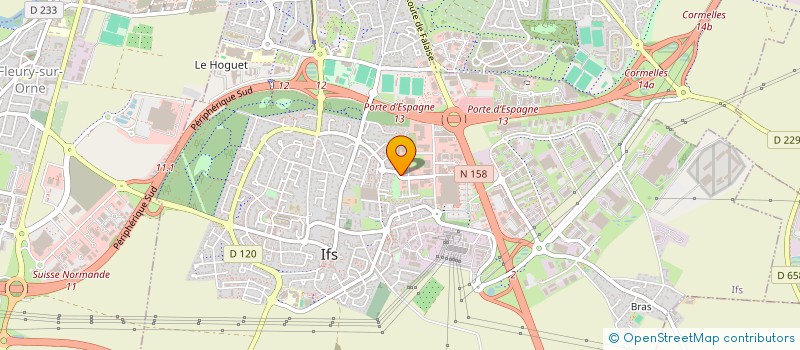 localisation de l'entreprise SCI VAUVILLE  IFS