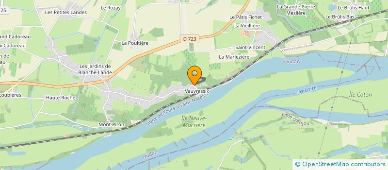 localisation de l'entreprise SCI VAUVRESSIX  OUDON