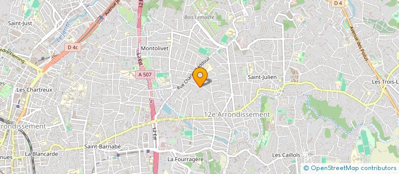 localisation de l'entreprise SCI VAVE à MARSEILLE 12EME