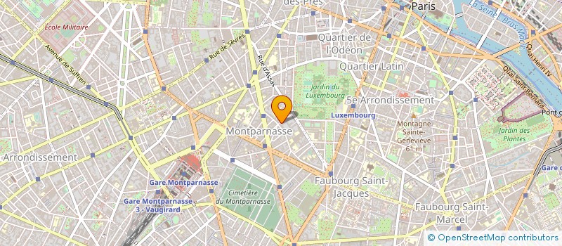 localisation de l'entreprise SCI VAVIN à PARIS