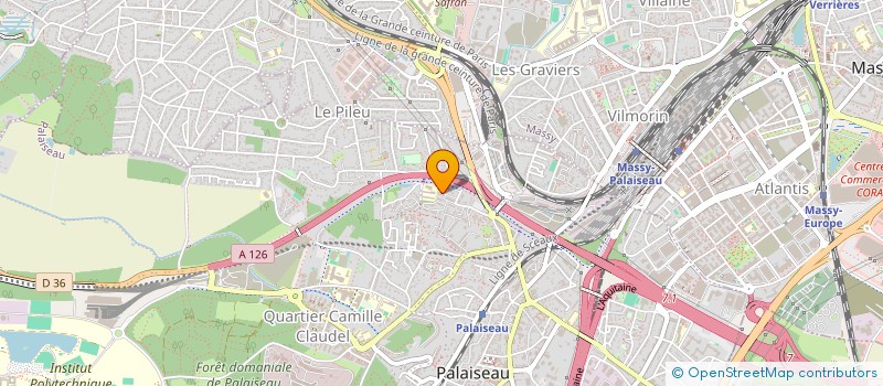 localisation de l'entreprise SCI VAVIN à PALAISEAU
