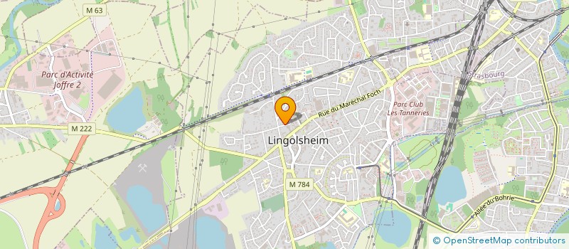 localisation de l'entreprise SCI VAVO  LINGOLSHEIM