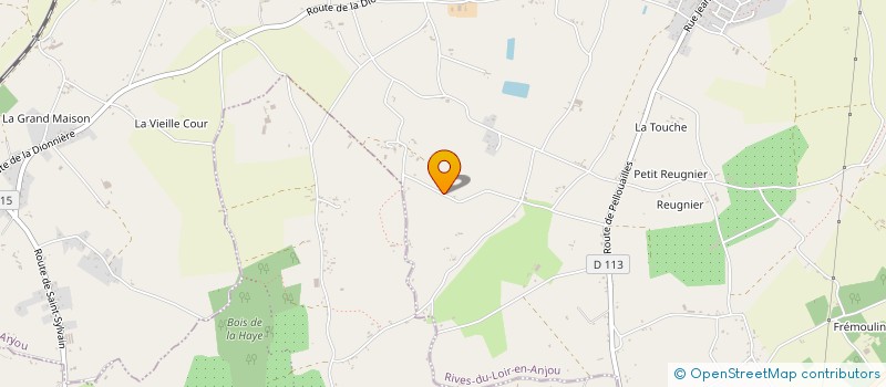 localisation de l'entreprise SCI VAXEL  LOIRE-AUTHION