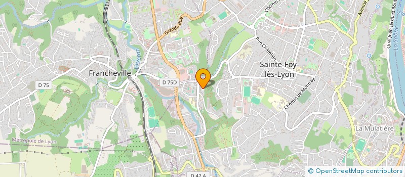 localisation de l'entreprise SCI VAXO2 PHARMA  SAINTE-FOY-LES-LYON