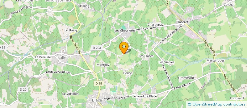 localisation de l'entreprise SCI VAXOIL  ARNAS