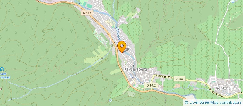 localisation de l'entreprise SCI VAYAMA68  KAYSERSBERG VIGNOBLE