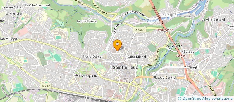 localisation de l'entreprise SCI VAYCLIX à SAINT-BRIEUC