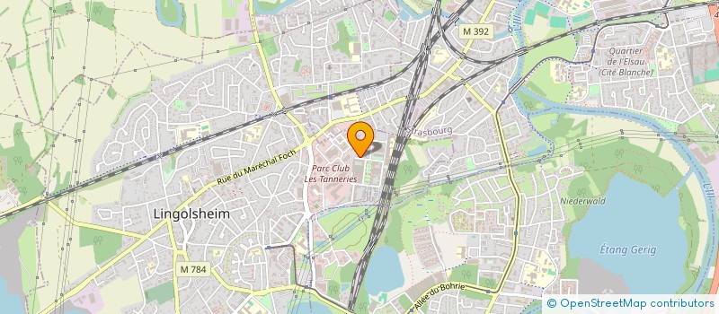 localisation de l'entreprise SCI VAYNER LESOILLE  LINGOLSHEIM