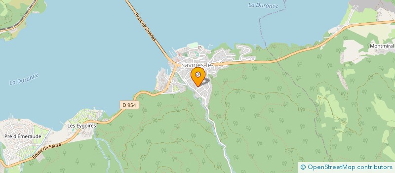 localisation de l'entreprise SCI VAYSS  SAVINES-LE-LAC