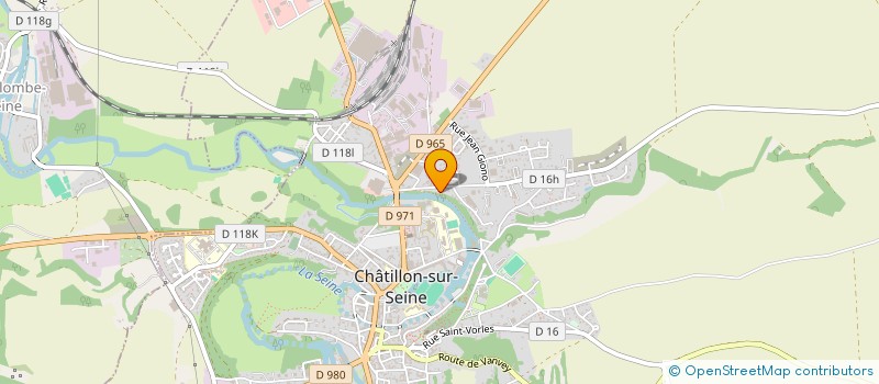 localisation de l'entreprise SCI VAYSSE  CHATILLON-SUR-SEINE