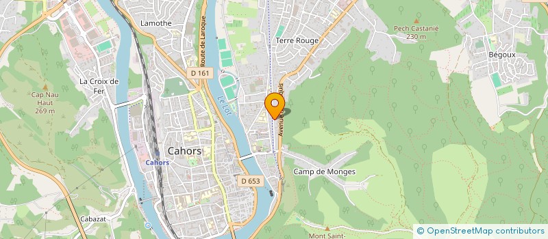 localisation de l'entreprise SCI VAYSSIERES  CAHORS