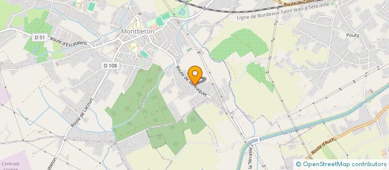 localisation de l'entreprise SCI VAZ CARVALHO IMMO  MONTBETON