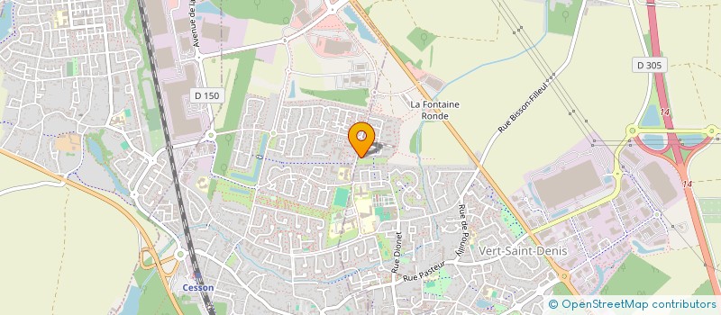 localisation de l'entreprise SCI VAZ MARTINS  VERT-SAINT-DENIS