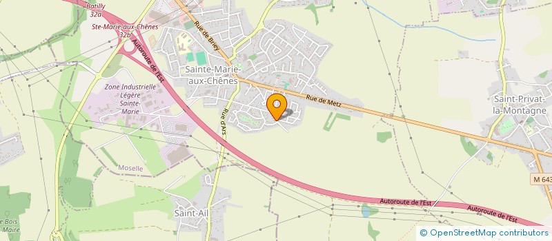 localisation de l'entreprise SCI VAZ PEREIRA  SAINTE-MARIE-AUX-CHENES