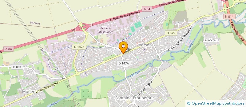 localisation de l'entreprise SCI VAZELLE  VERSON