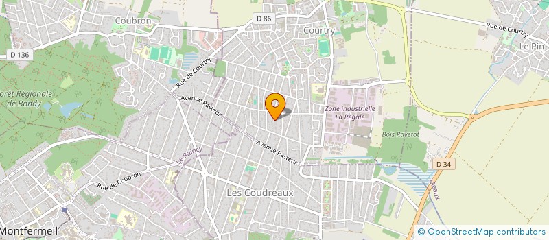 localisation de l'entreprise SCI VB IMMO  COURTRY