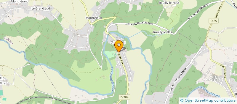 localisation de l'entreprise SCI VBB  COULOMMES